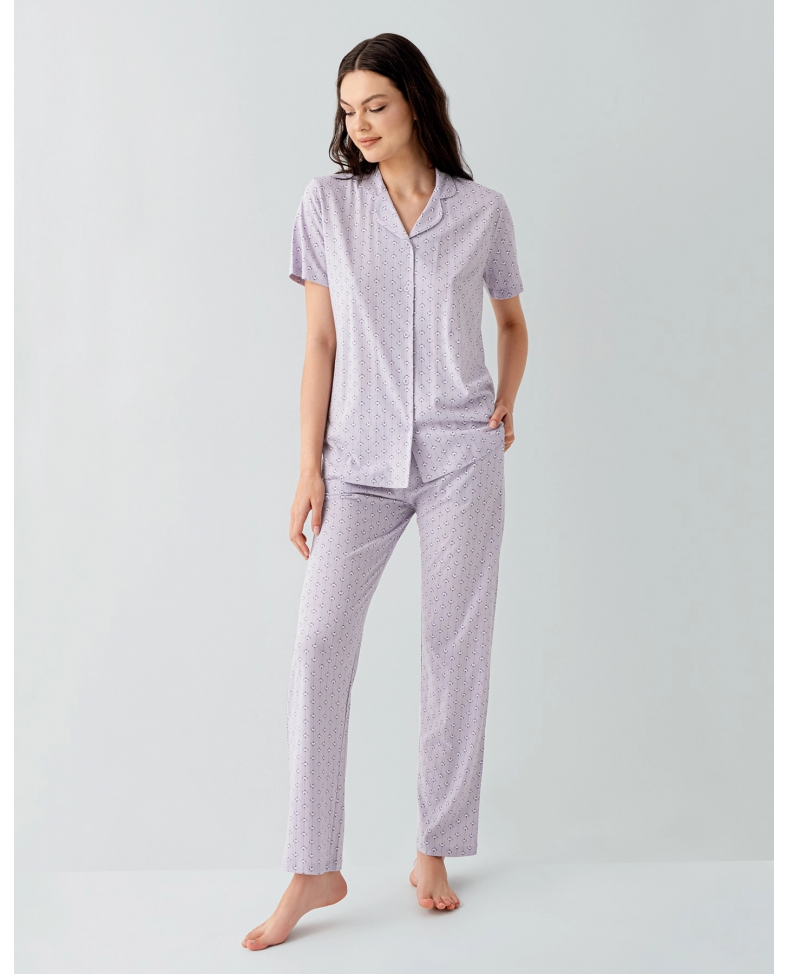 Arnetta 3552-S Kadın Gömlek Pijama Takım Somersan Giyim | Kadın, Erkek ve Çocuk Moda
