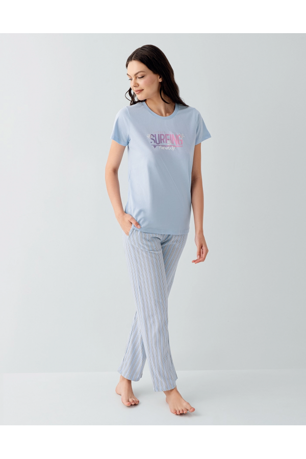 Arnetta 3598-S Kısa Kol Pijama Takımı