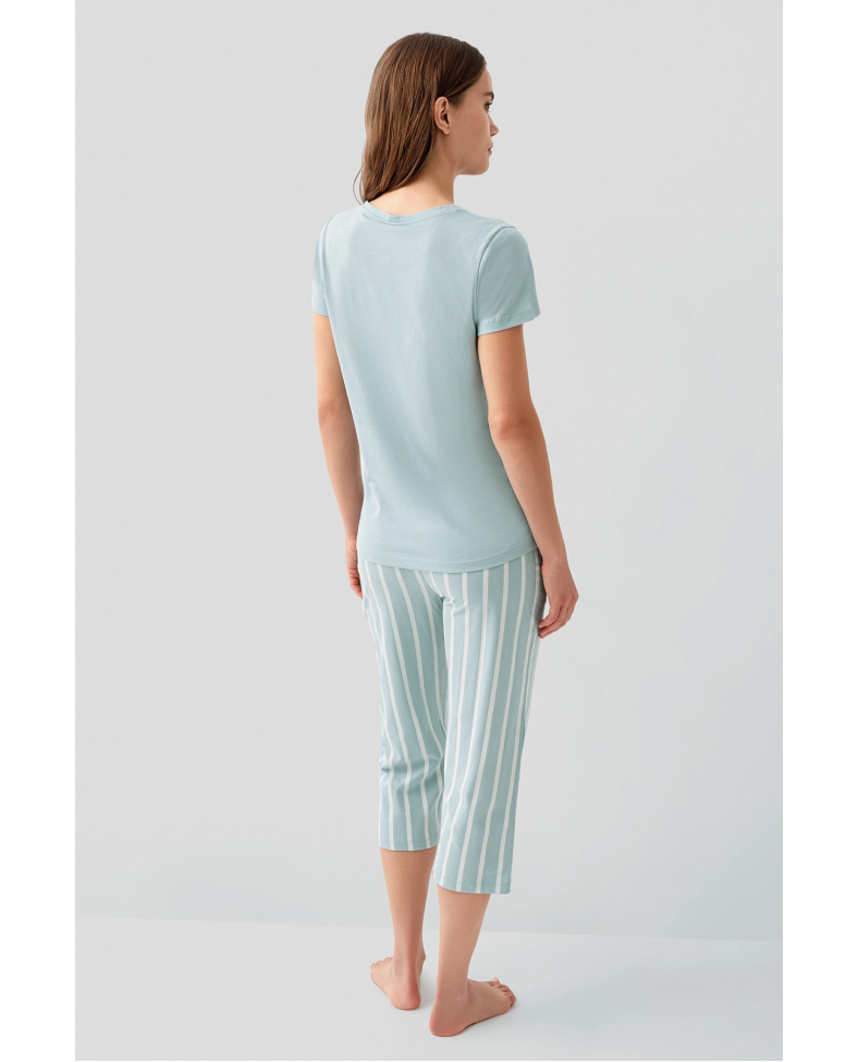 Pierre Cardin 9151-S Kısa Kol Kapri Takım