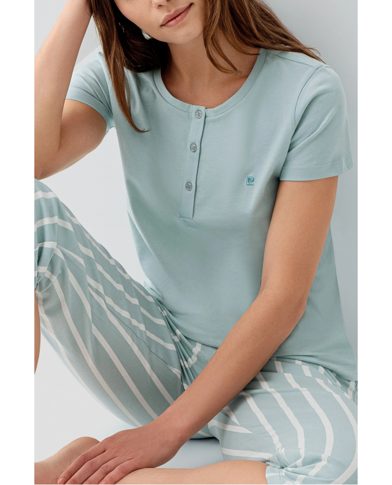 Pierre Cardin 9151-S Kısa Kol Kapri Takım