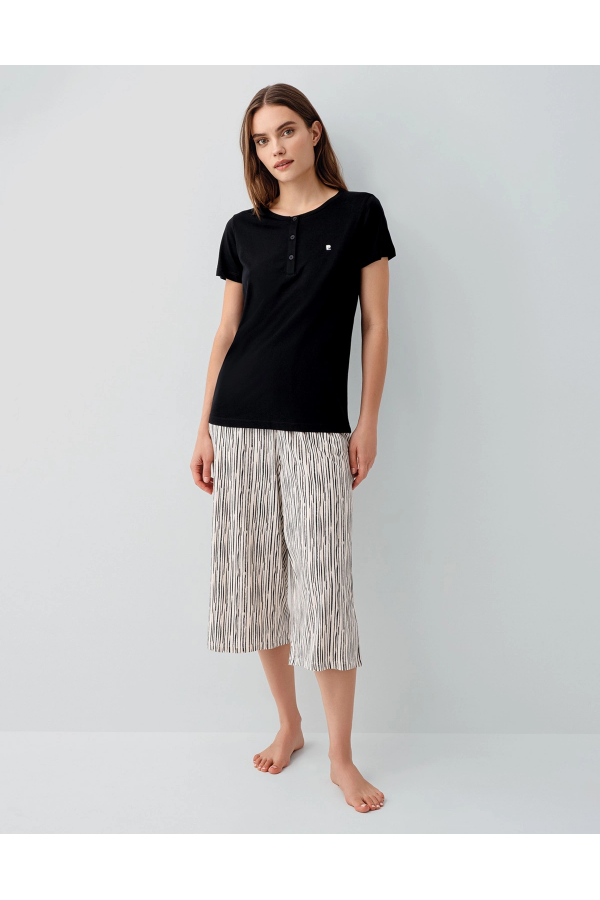 Pierre Cardin 9189-S Kısa Kol Kapri Takım