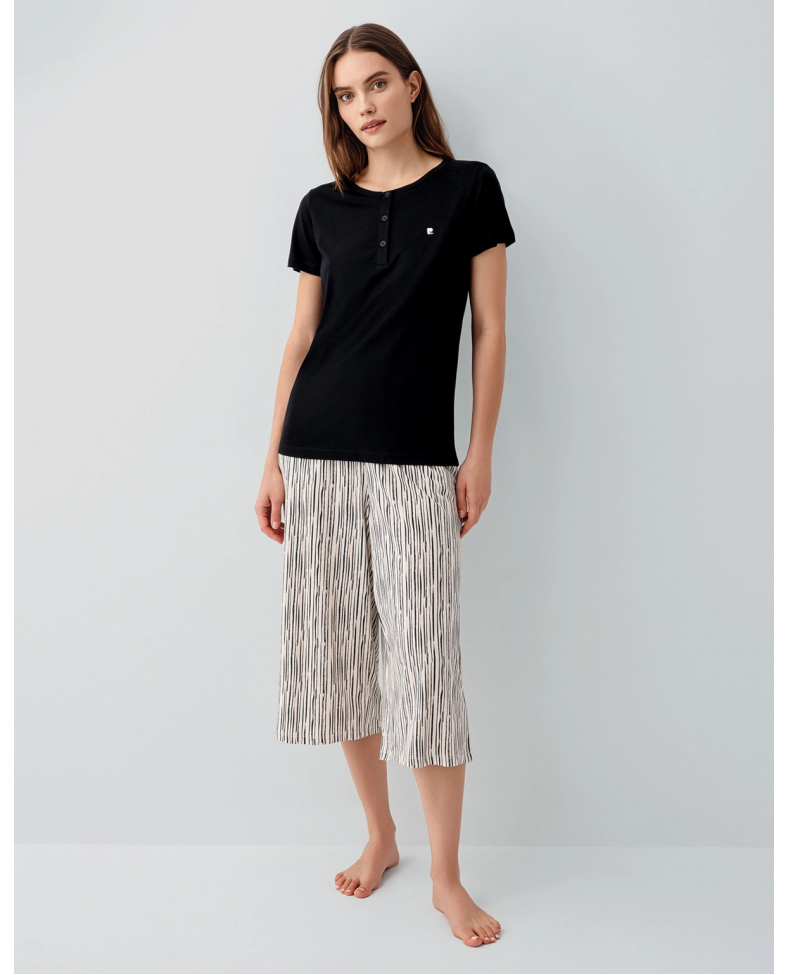 Pierre Cardin 9189-S Kısa Kol Kapri Takım