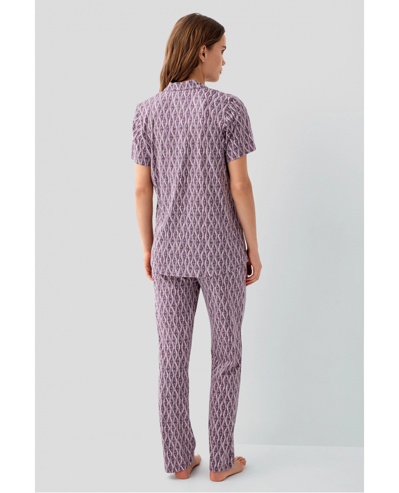 Pierre Cardin 9184-S Kadın Gömlek Pijama Takım