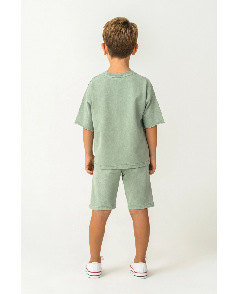 RolyPoly 3734-G Erkek Garson Bermuda Takım