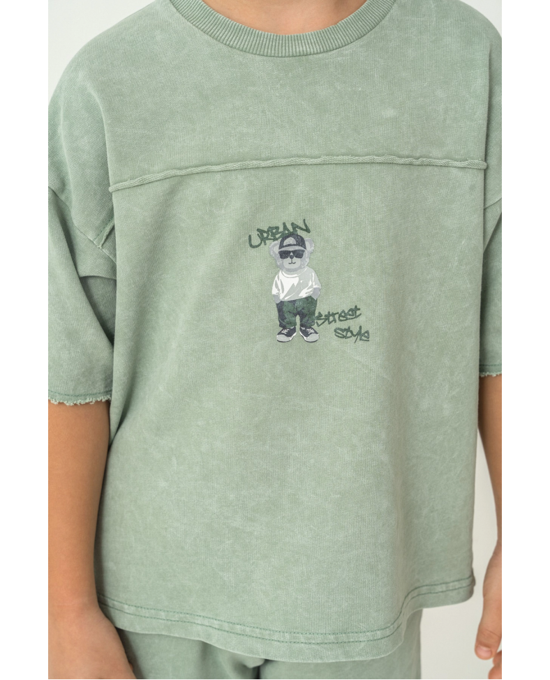 RolyPoly 3734-G Erkek Garson Bermuda Takım