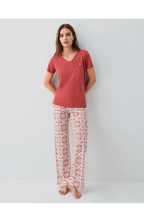 Pierre Cardin 9195-X Kadın Kısa Kol Pijama Takımı