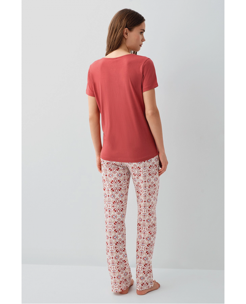 Pierre Cardin 9195-X Kadın Kısa Kol Pijama Takımı