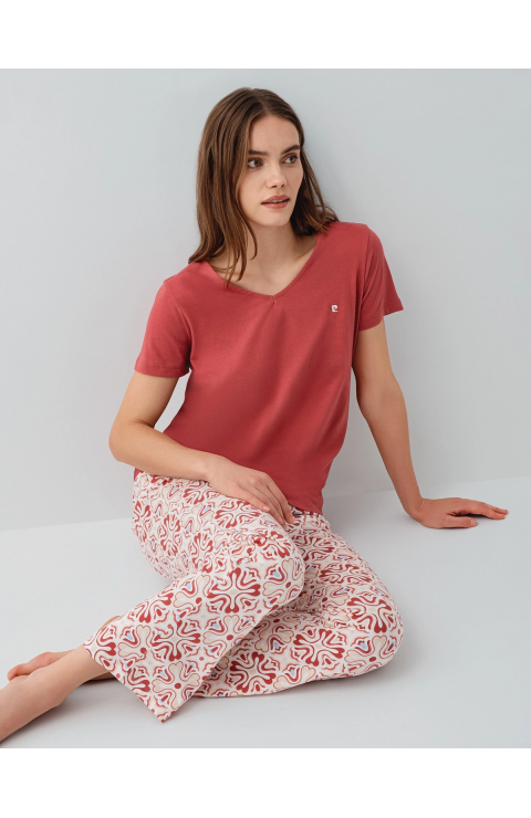 Pierre Cardin 9195-X Kadın Kısa Kol Pijama Takımı