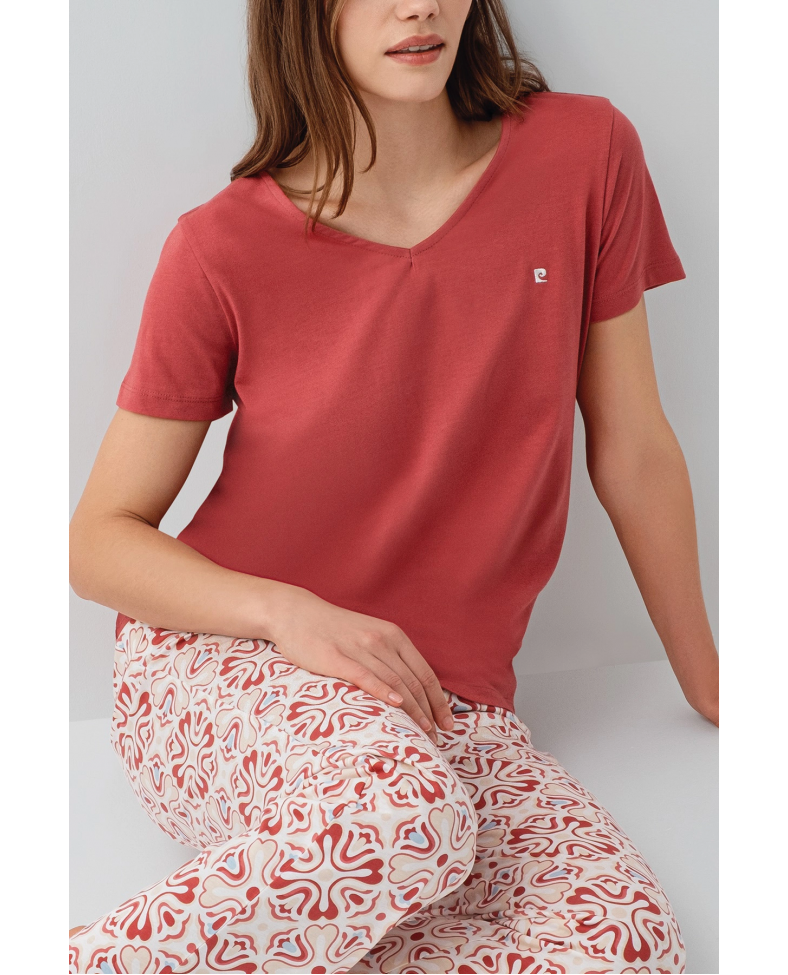 Pierre Cardin 9195-X Kadın Kısa Kol Pijama Takımı