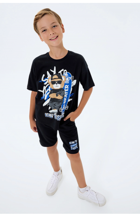 RolyPoly 3733-G Erkek Garson Bermuda Takım