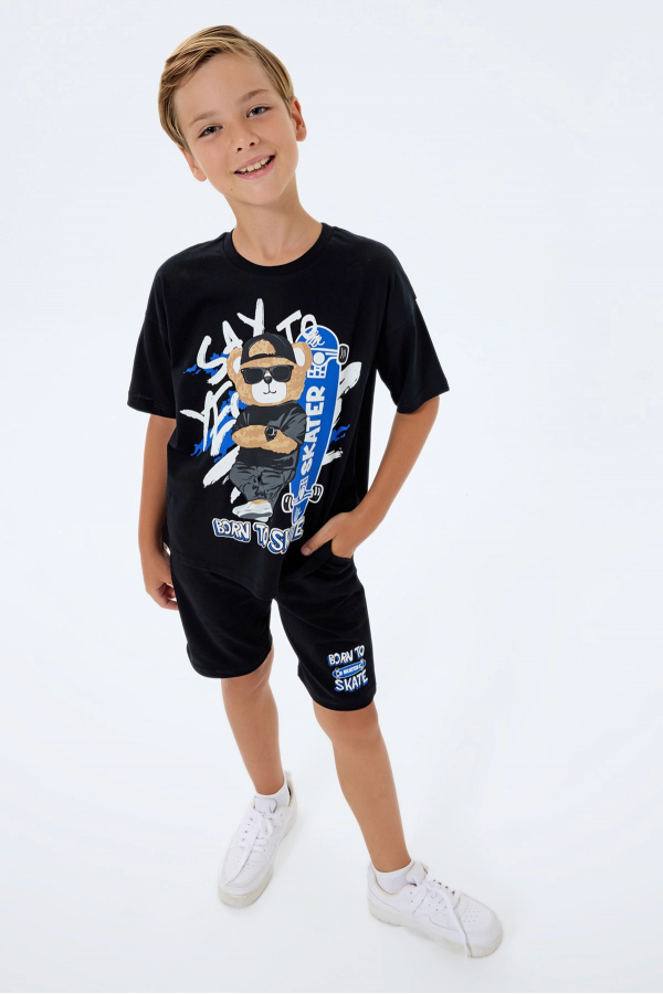 RolyPoly 3733-G Erkek Garson Bermuda Takım