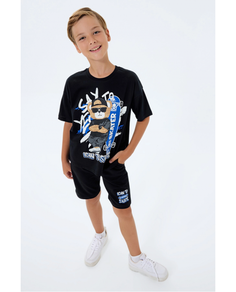 RolyPoly 3733-G Erkek Garson Bermuda Takım