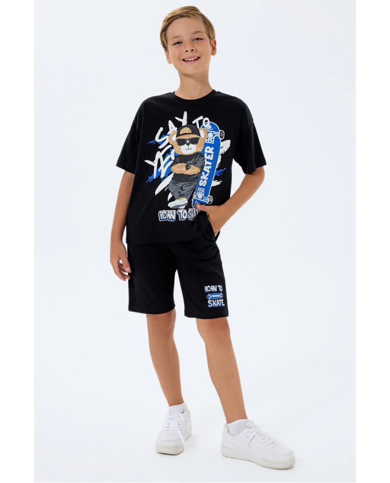 RolyPoly 3733-G Erkek Garson Bermuda Takım