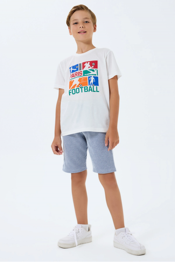 RolyPoly 3755-G Erkek Çocuk Bermuda Takım