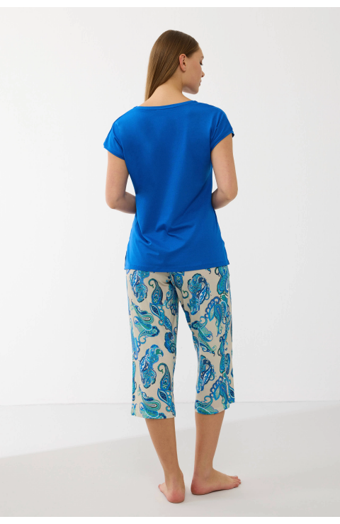 Anıl 11702  Kadın T-Shirt Ve Pantalon Takım