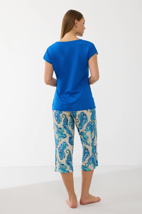 Anıl 11702  Kadın T-Shirt Ve Pantalon Takım