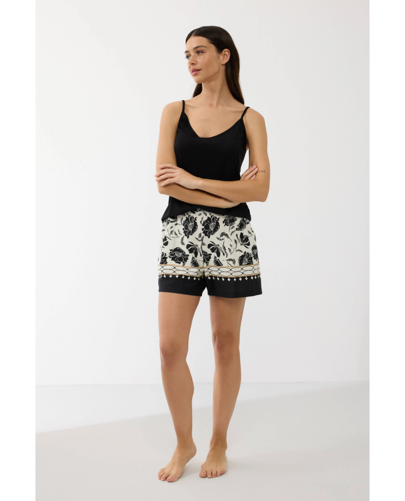 Anıl 11710  Kadın Sabahlıklı Şort Takım