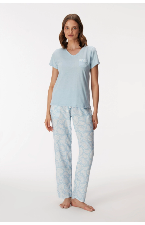 Anıl 11351 Kadın T-Shirt Ve Pantalon Takım