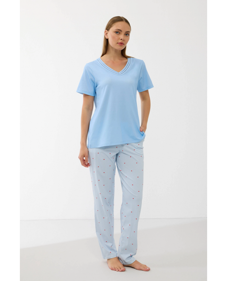 Anıl 11733  Kadın T-Shirt Ve Pantalon Takım