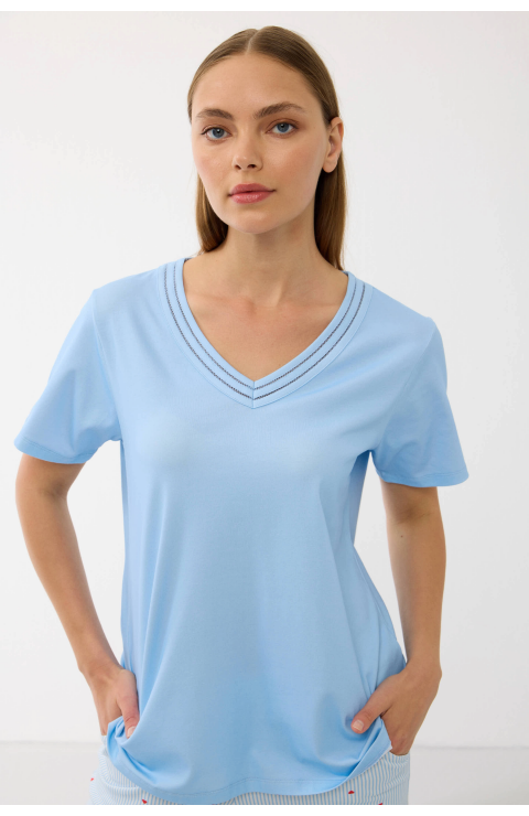 Anıl 11733  Kadın T-Shirt Ve Pantalon Takım