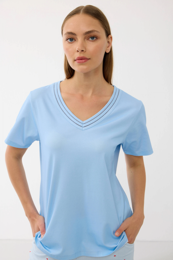 Anıl 11733  Kadın T-Shirt Ve Pantalon Takım