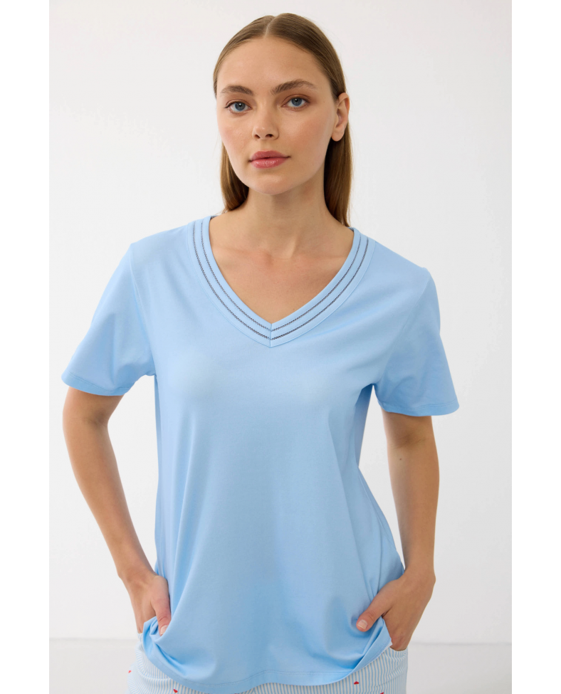 Anıl 11733  Kadın T-Shirt Ve Pantalon Takım