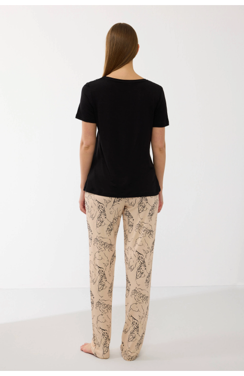 Anıl 11650 Kadın T-Shirt Ve Pantalon Takım