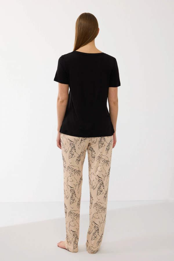 Anıl 11650 Kadın T-Shirt Ve Pantalon Takım