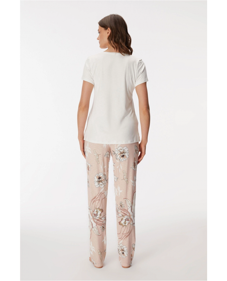 Anıl 11396  Kadın T-Shirt Ve Pantalon Takım