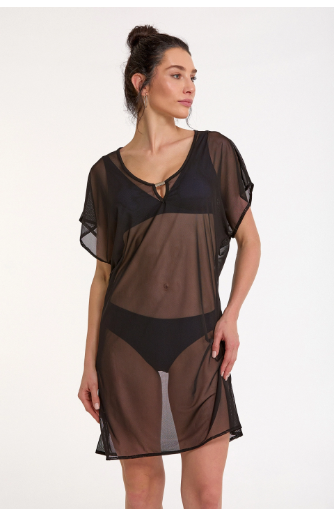 Argento 2095-3001 Kadın Aksesuarlı Kısa Kaftan