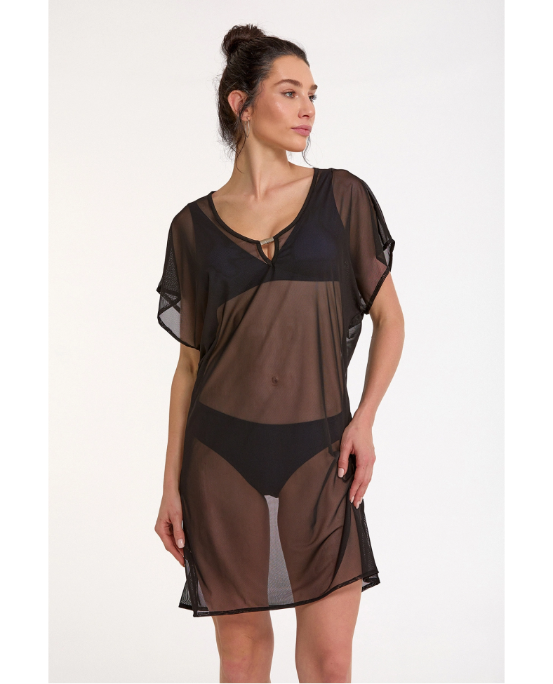 Argento 2095-3001 Kadın Aksesuarlı Kısa Kaftan