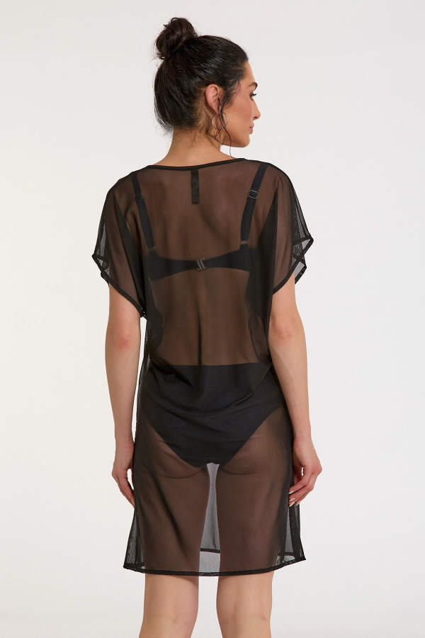 Argento 2095-3001 Kadın Aksesuarlı Kısa Kaftan