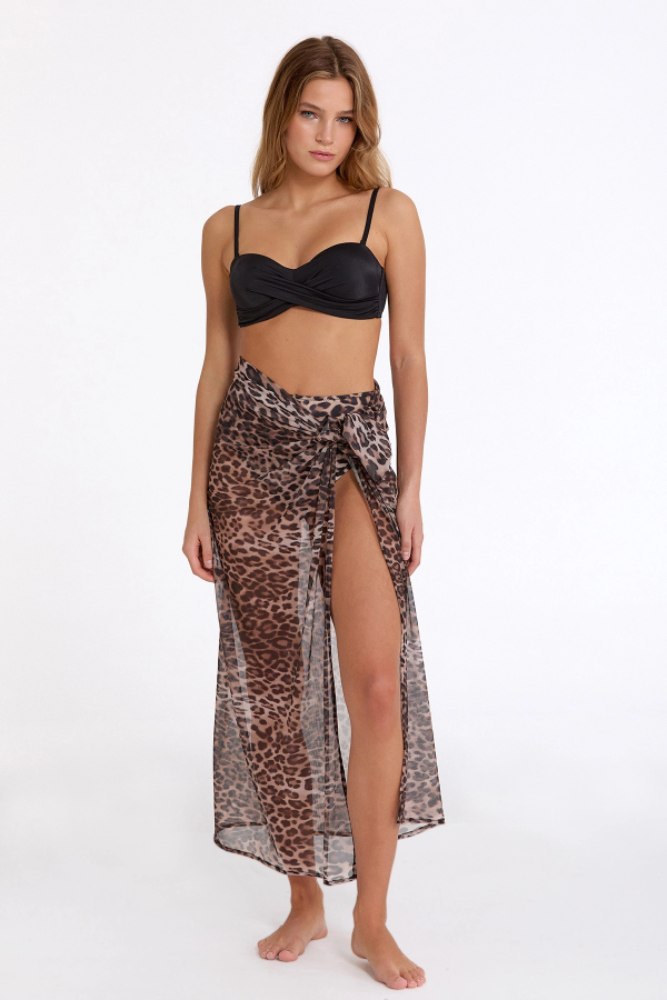 Argento 2164-3021 Kadın Uzun Tül Etek