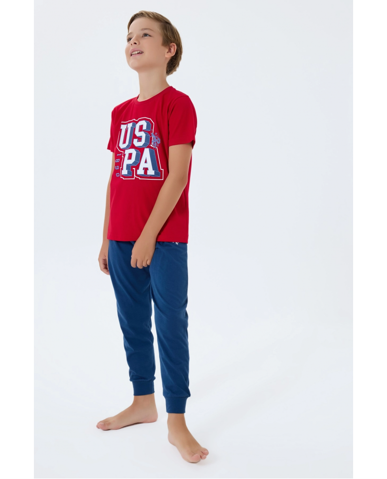 US Polo 2410-G Erkek Garson Pijama Takım