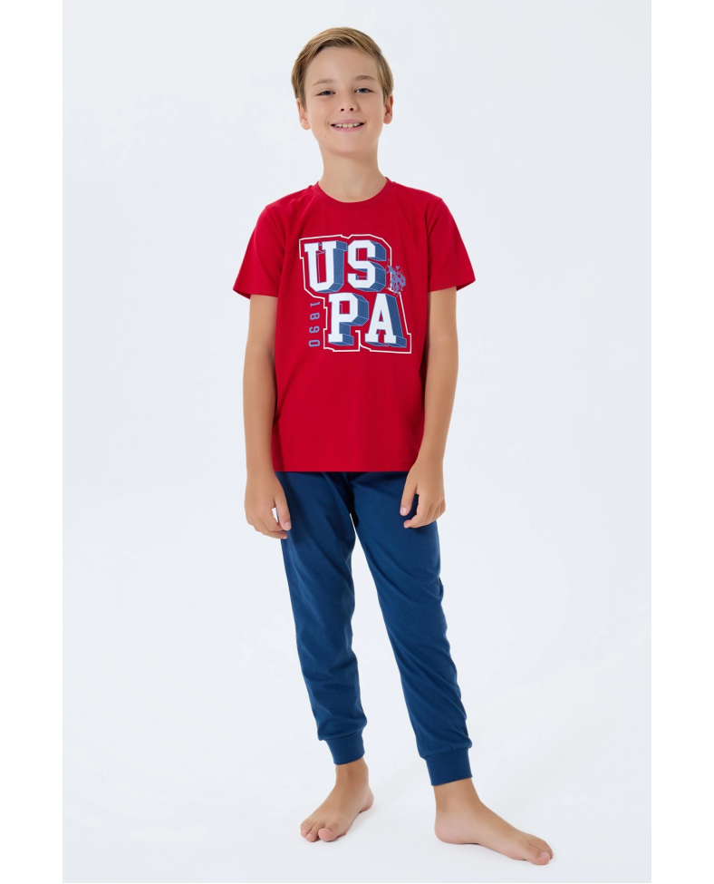 US Polo 2410-G Erkek Garson Pijama Takım