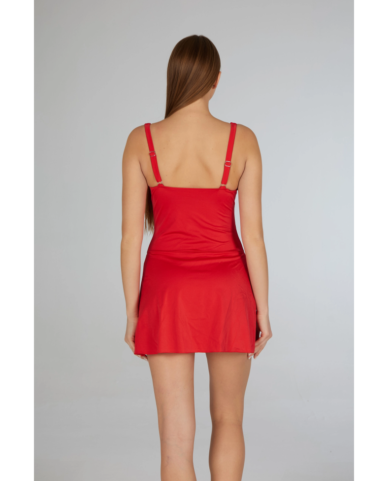 Estiva 2568-615 Kadın Elbiseli Drapeli Mayo