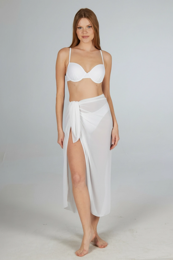 Estiva 6000 Kadın Düz Şifon Pareo