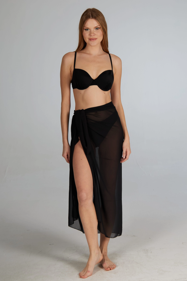 Estiva 6000 Kadın Düz Şifon Pareo