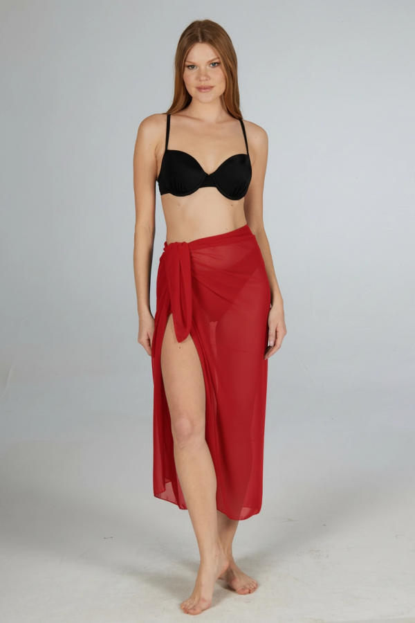 Estiva 6000 Kadın Düz Şifon Pareo