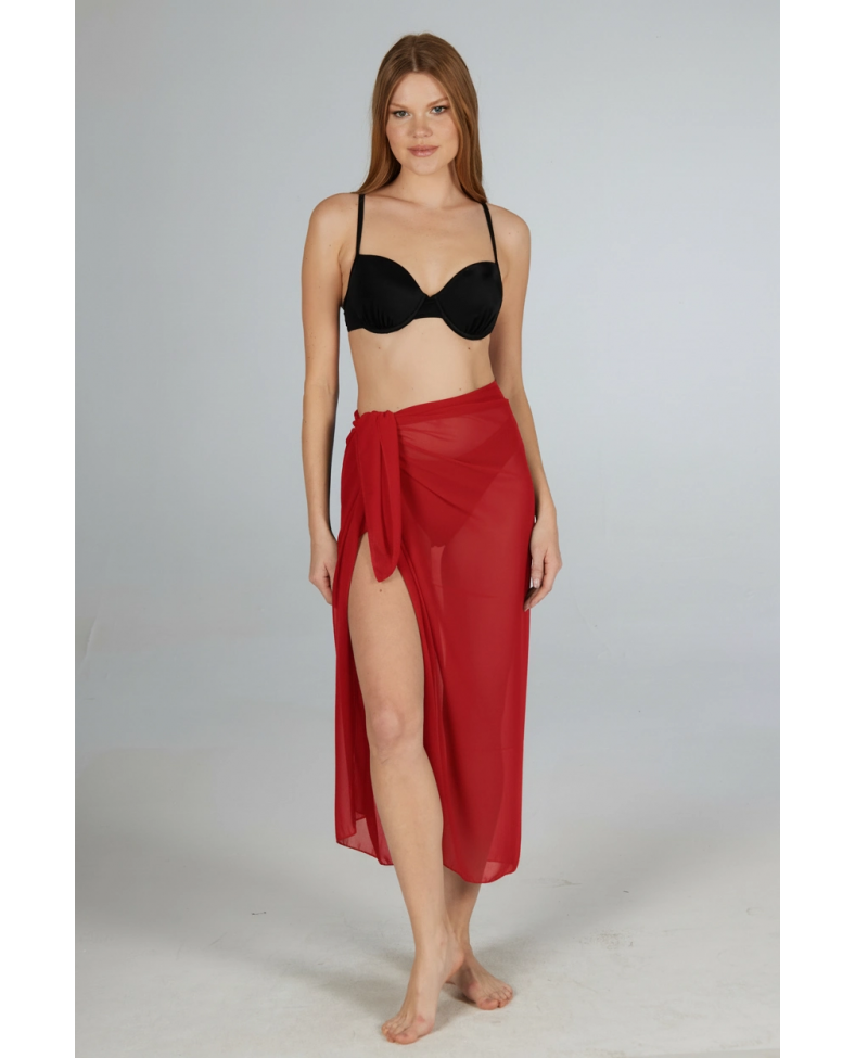 Estiva 6000 Kadın Düz Şifon Pareo