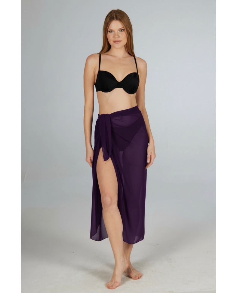 Estiva 6000 Kadın Düz Şifon Pareo