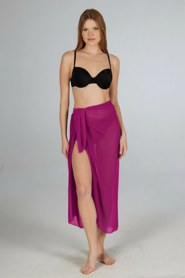 Estiva 6000 Kadın Düz Şifon Pareo