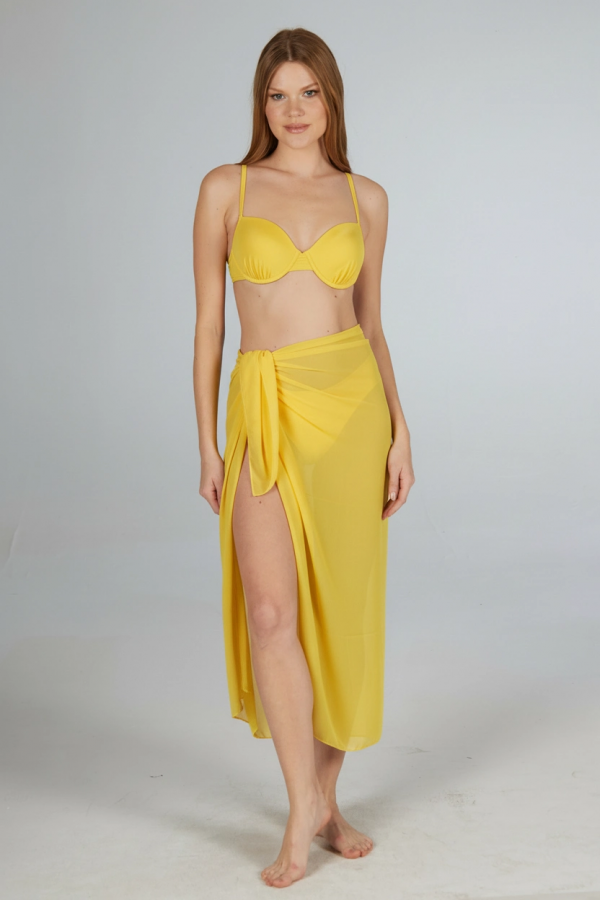 Estiva 6000 Kadın Düz Şifon Pareo