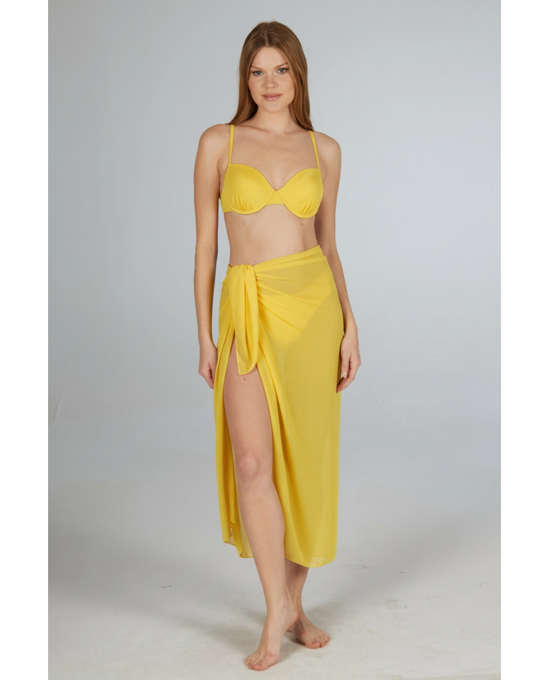 Estiva 6000 Kadın Düz Şifon Pareo