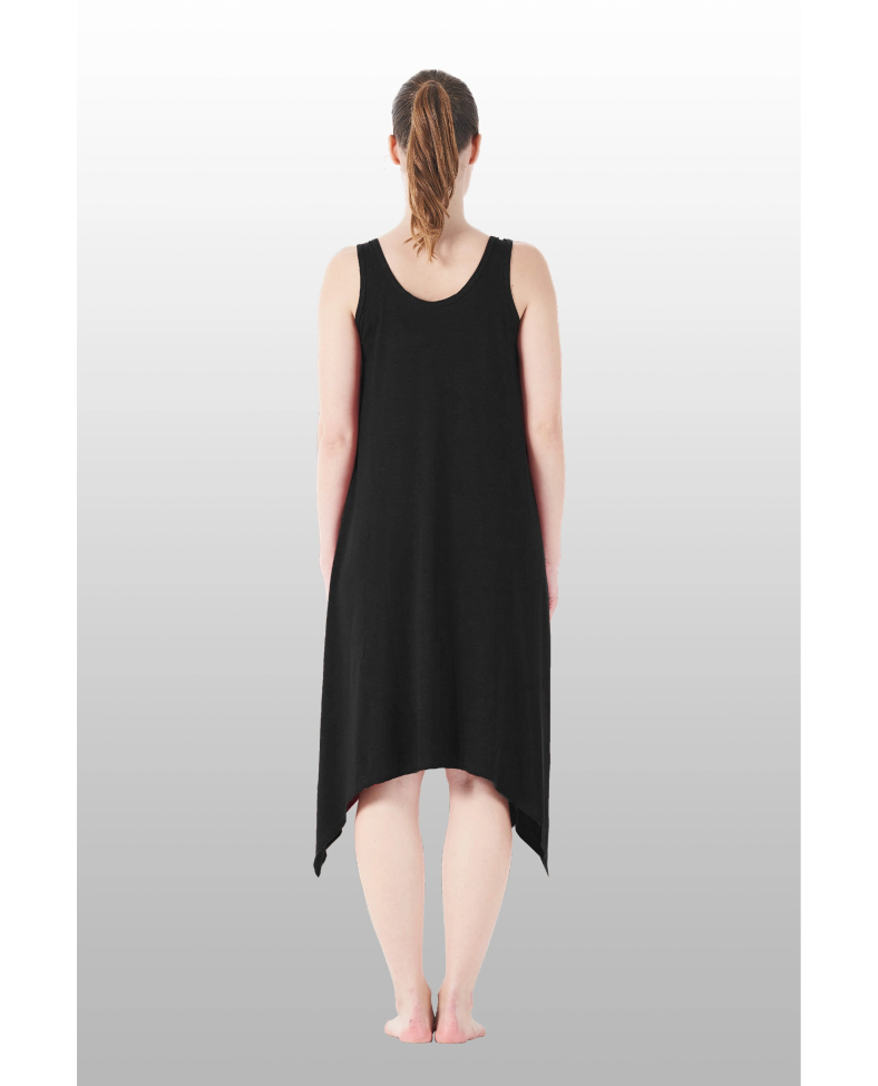 Estiva 25233 Kadın Likra Viskon Askılı  Midi Gecelik