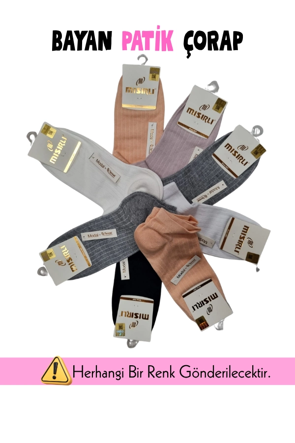 Mısırlı 71203 Bayan Modal Patik Çorap