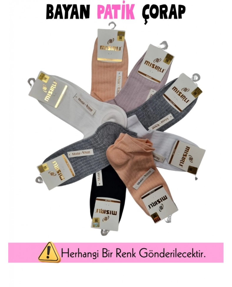 Mısırlı 71203 Bayan Modal Patik Çorap