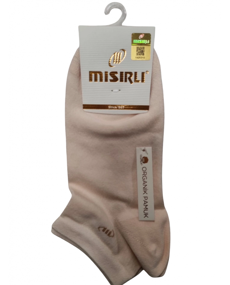 Mısırlı 70200 Bayan Organik Pamuk Patik Çorap