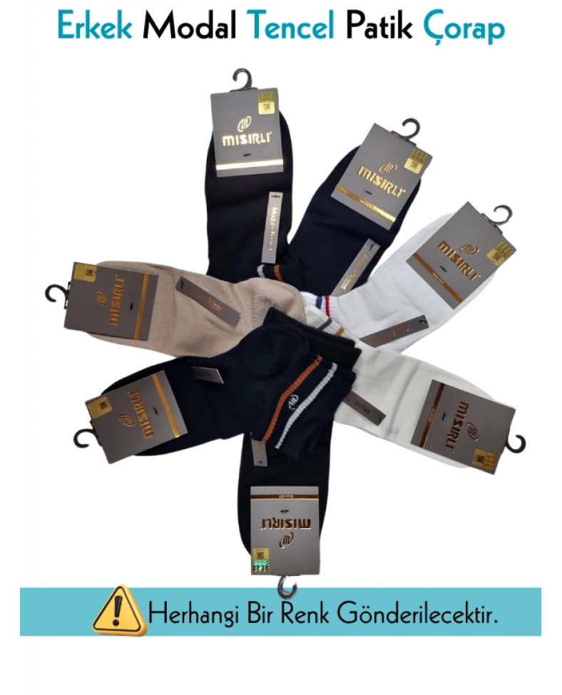 Mısırlı 61207 Erkek Modal Tencel Patik Çorap
