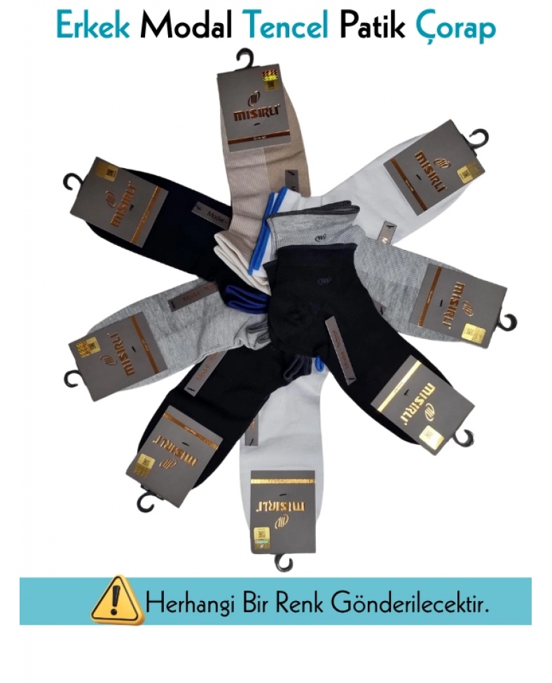 Mısırlı 61209 Erkek Modal Tencel Patik Çorap